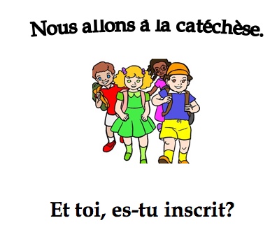 Catéchèse à la paroisse Précieux-Sang
