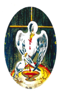 Le pélican, emblème de la paroisse du Précieux-Sang